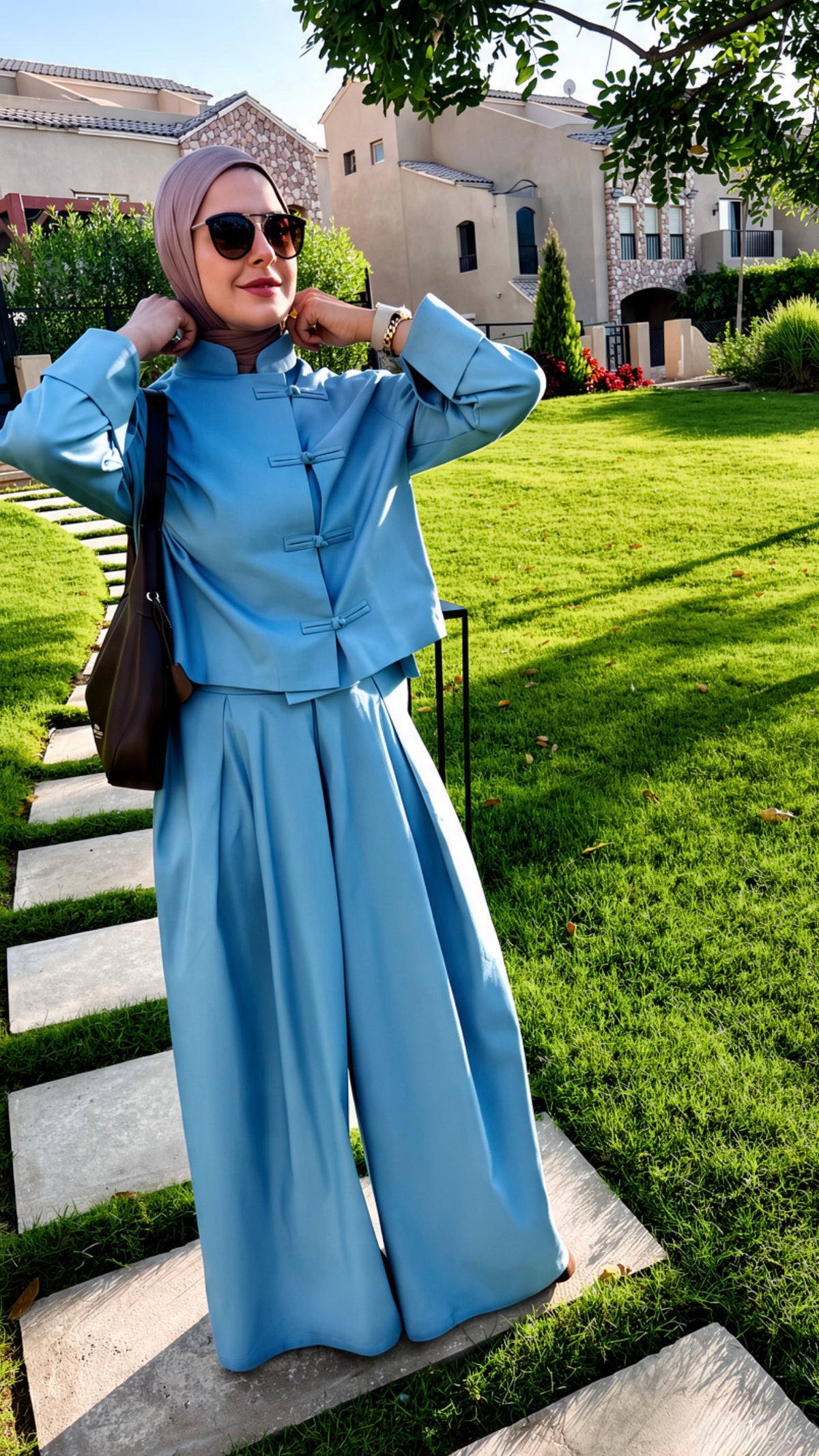 TIE TIE SET IN DENIM