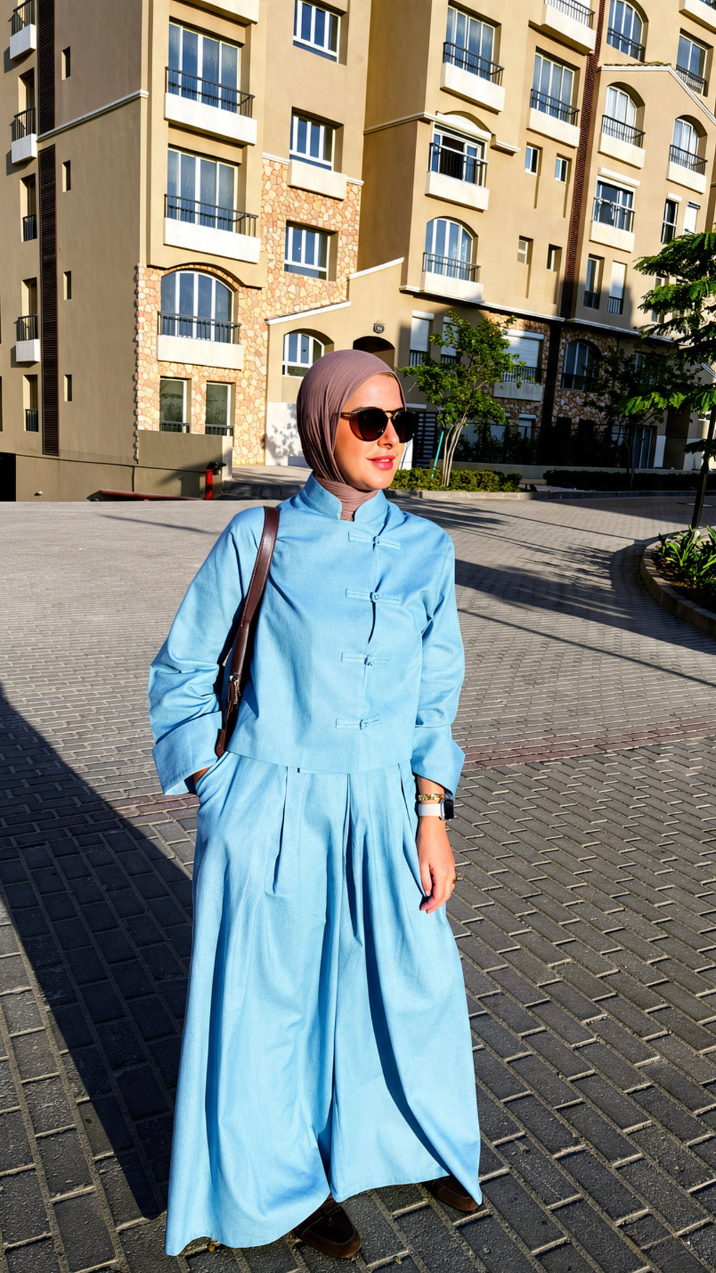 TIE TIE SET IN DENIM