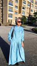 TIE TIE SET IN DENIM