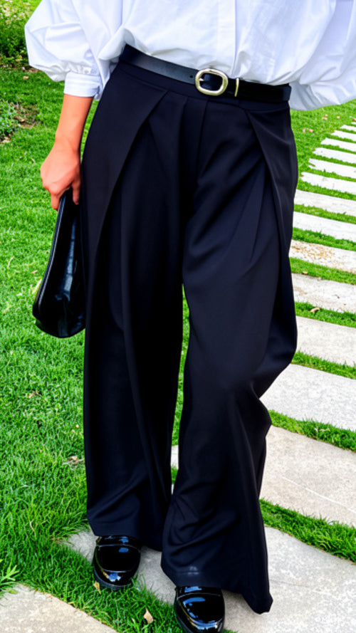 Black summer pants
