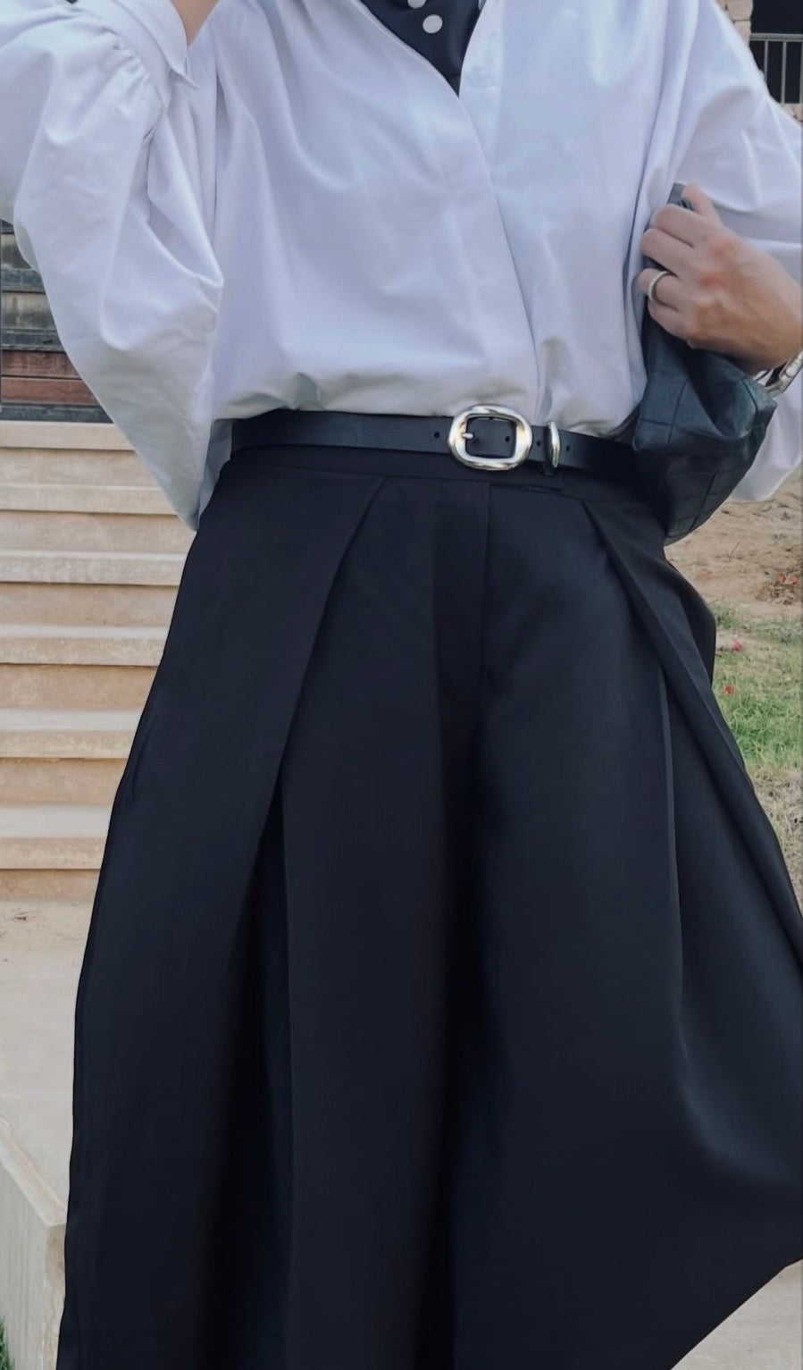Black summer pants