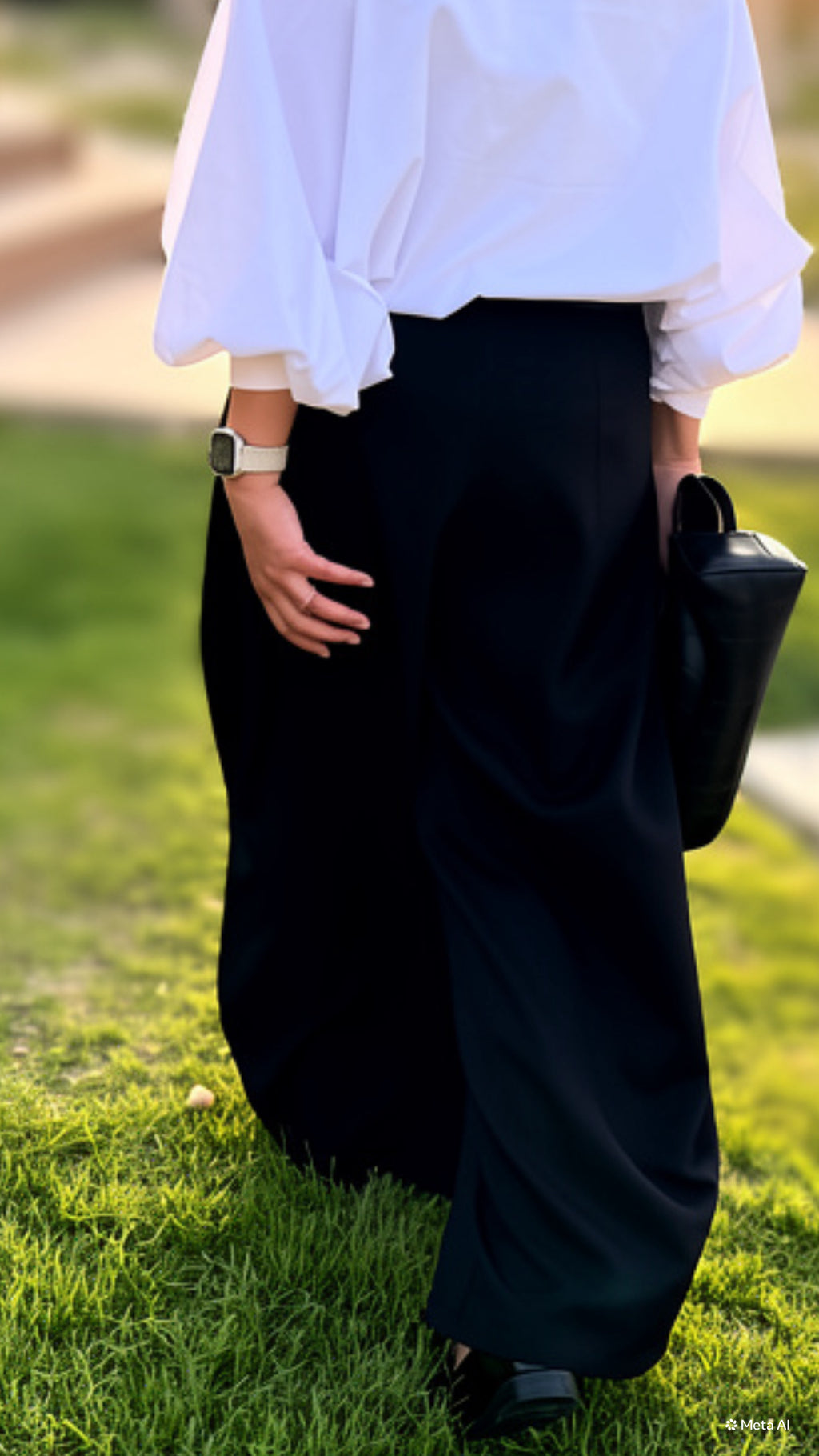 Black summer pants