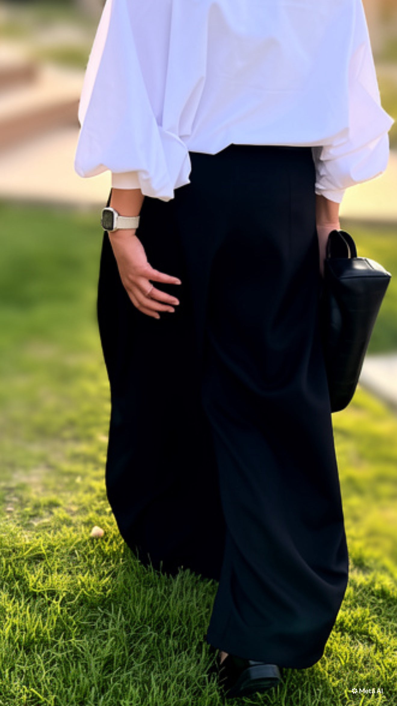 Black summer pants